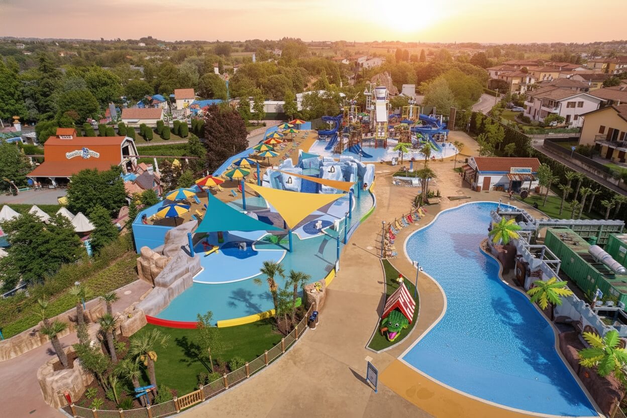 Hoteli Gardaland Resort ponoči